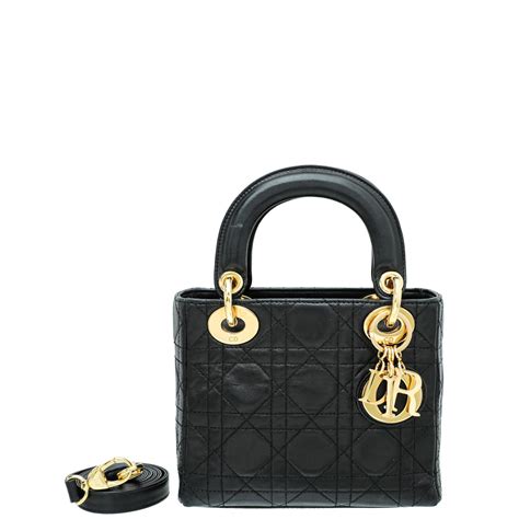 dior 2019 black|Mini Lady Dior Bag Black Cannage Tweed with Gold.